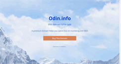 Desktop Screenshot of odin.info